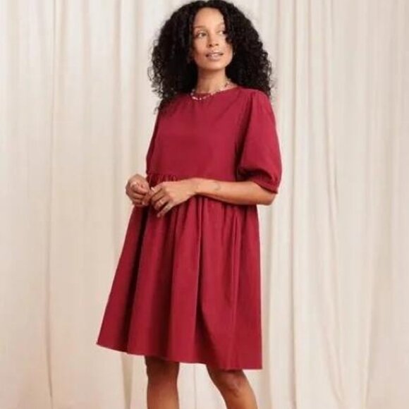 Tradlands Dresses & Skirts - NEW TRADLANDS Nico 2.0 Balloon Sleeve Dress Garnet Size S